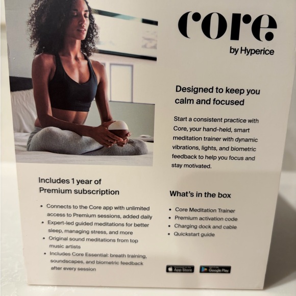 Core by Hyperice Smart Meditation Trainer - Picture 2 of 4